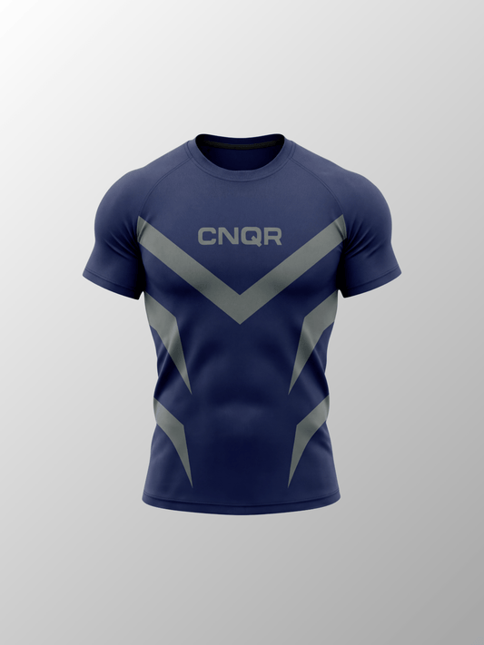 CNQR V1 Compression Tee Navy