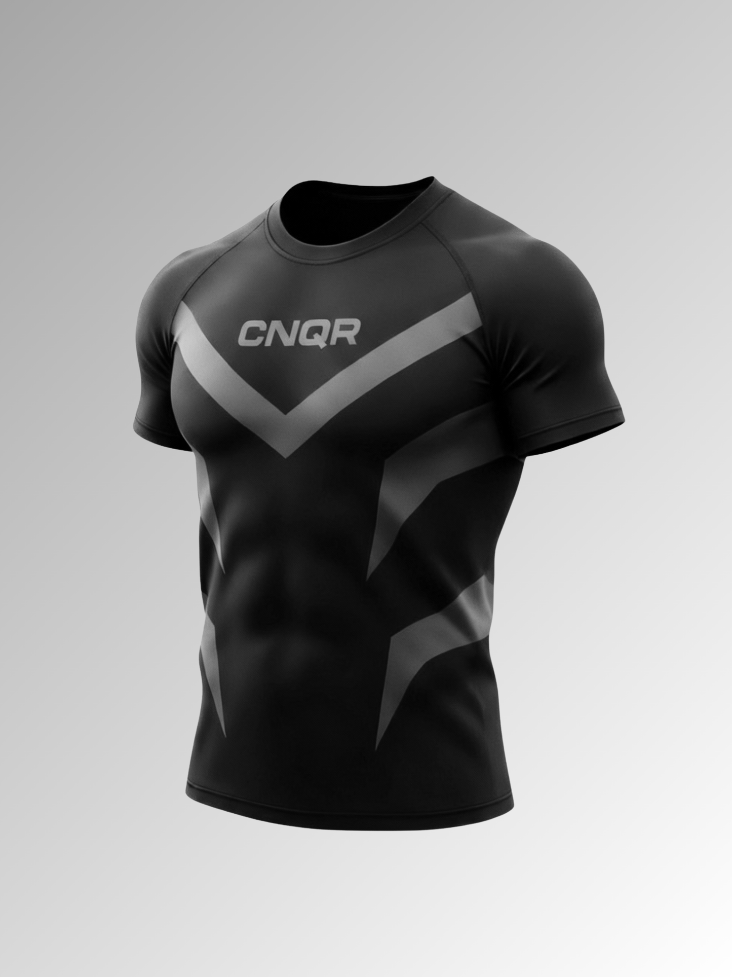 CNQR V1 Compression Tee Black
