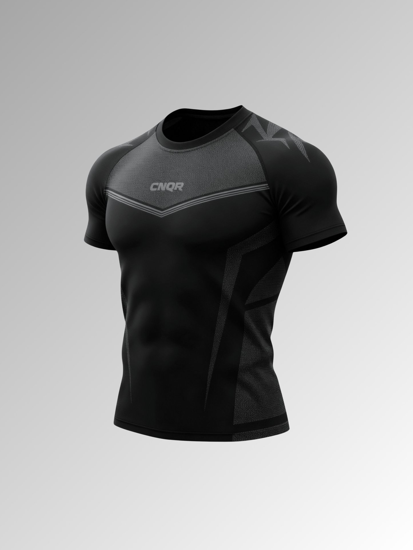 CNQR V2 Compression Tee Black
