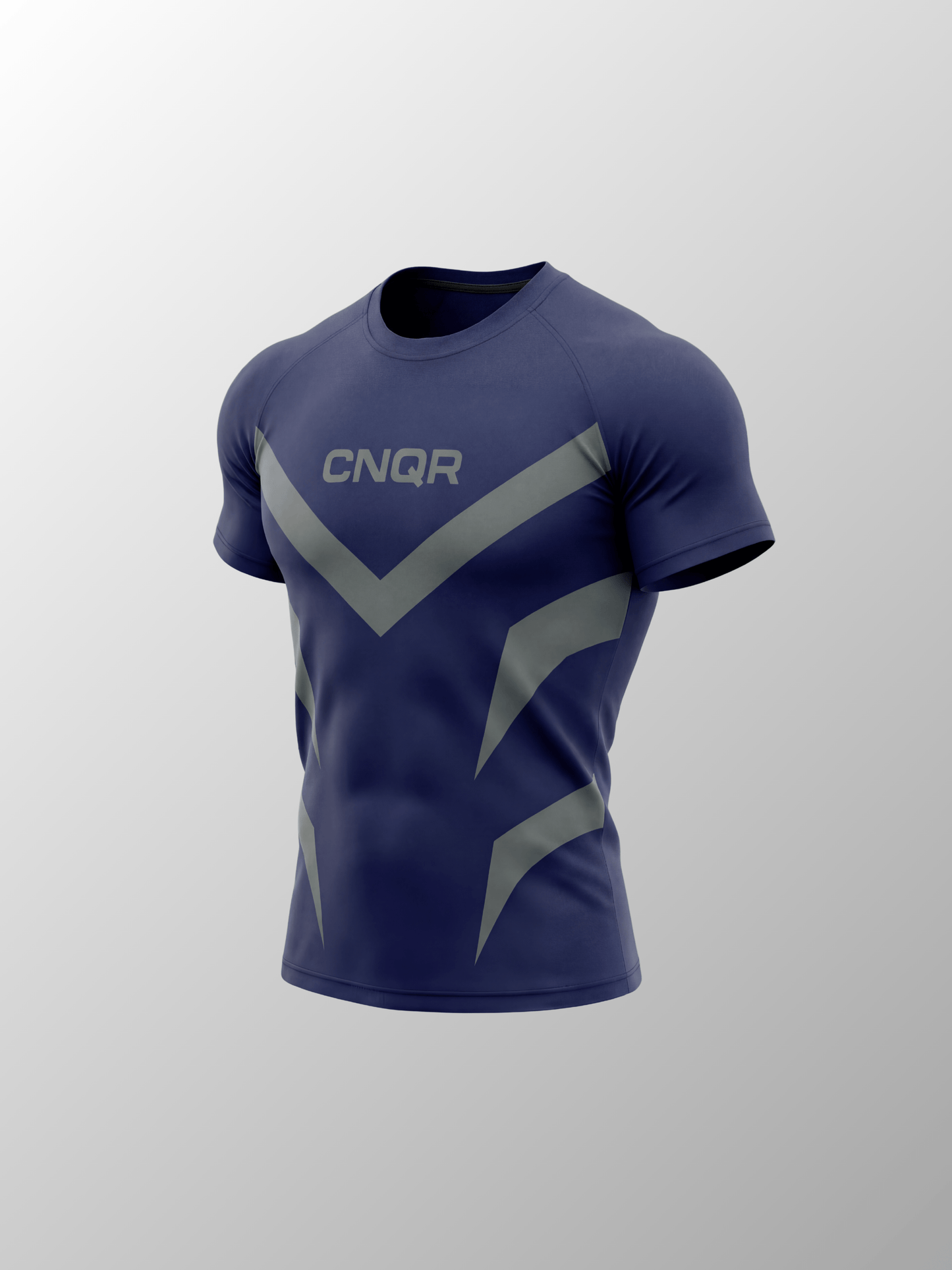 CNQR V1 Compression Tee Navy