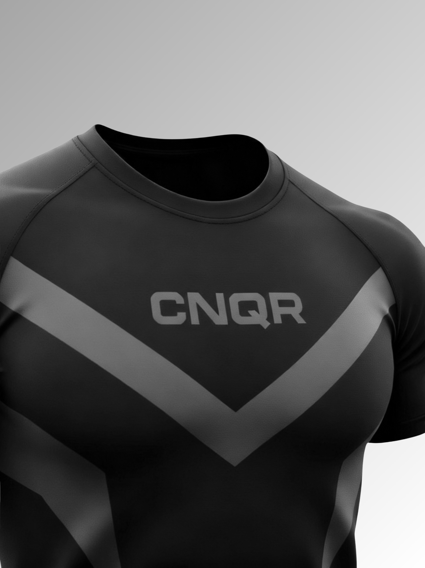 CNQR V1 Compression Tee Black