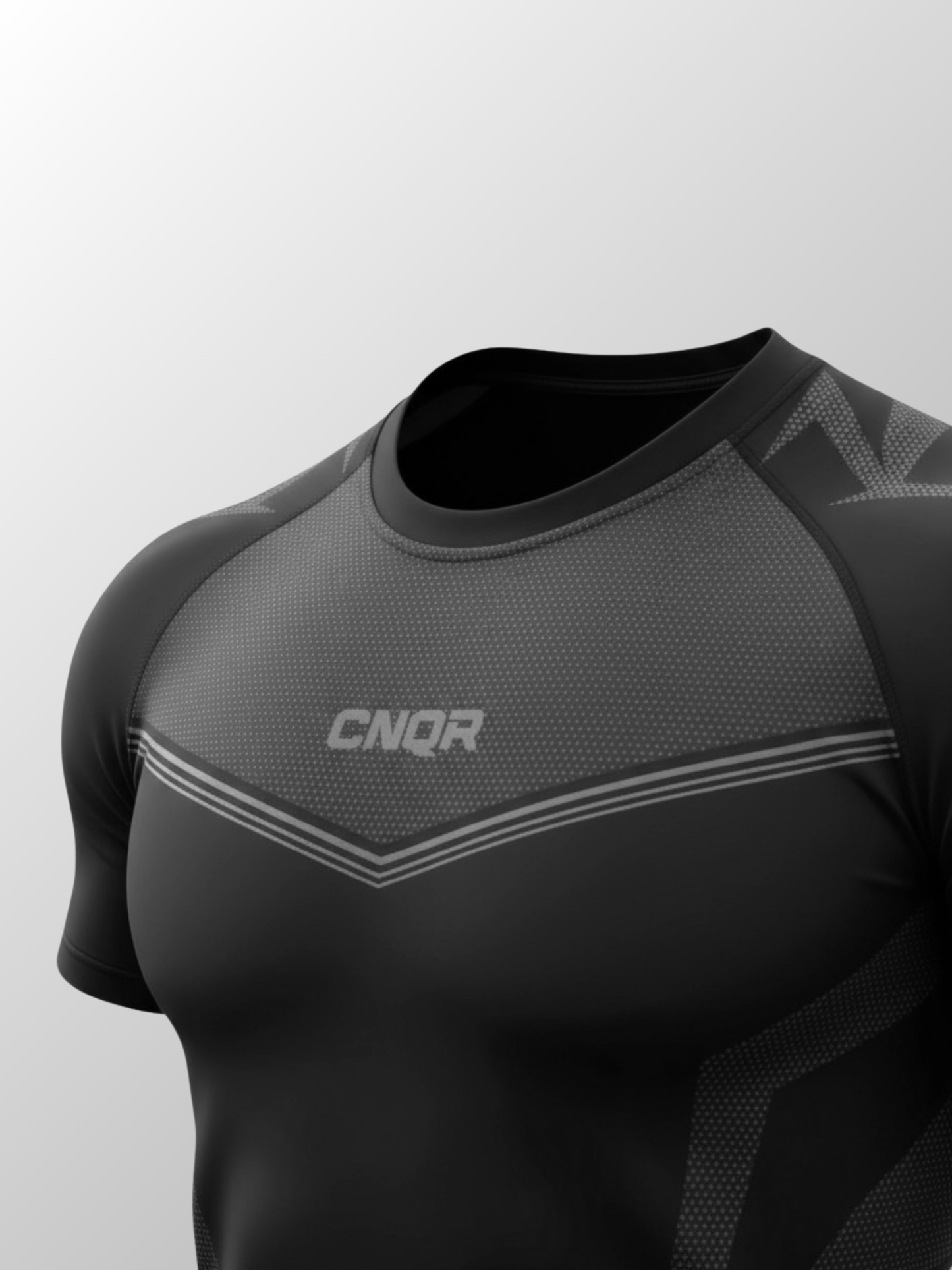 CNQR V2 Compression Tee Black