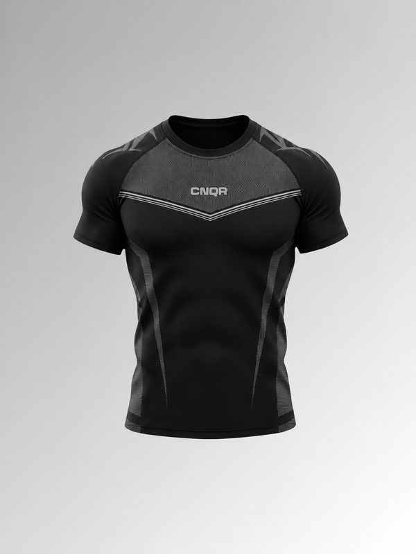 CNQR V2 Compression Tee Black