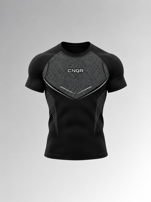 CNQR V3 Compression Tee Black