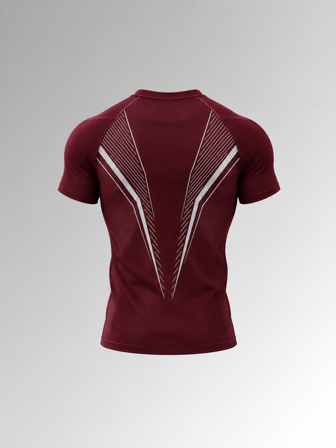 CNQR V3 Compression Tee Burgundy