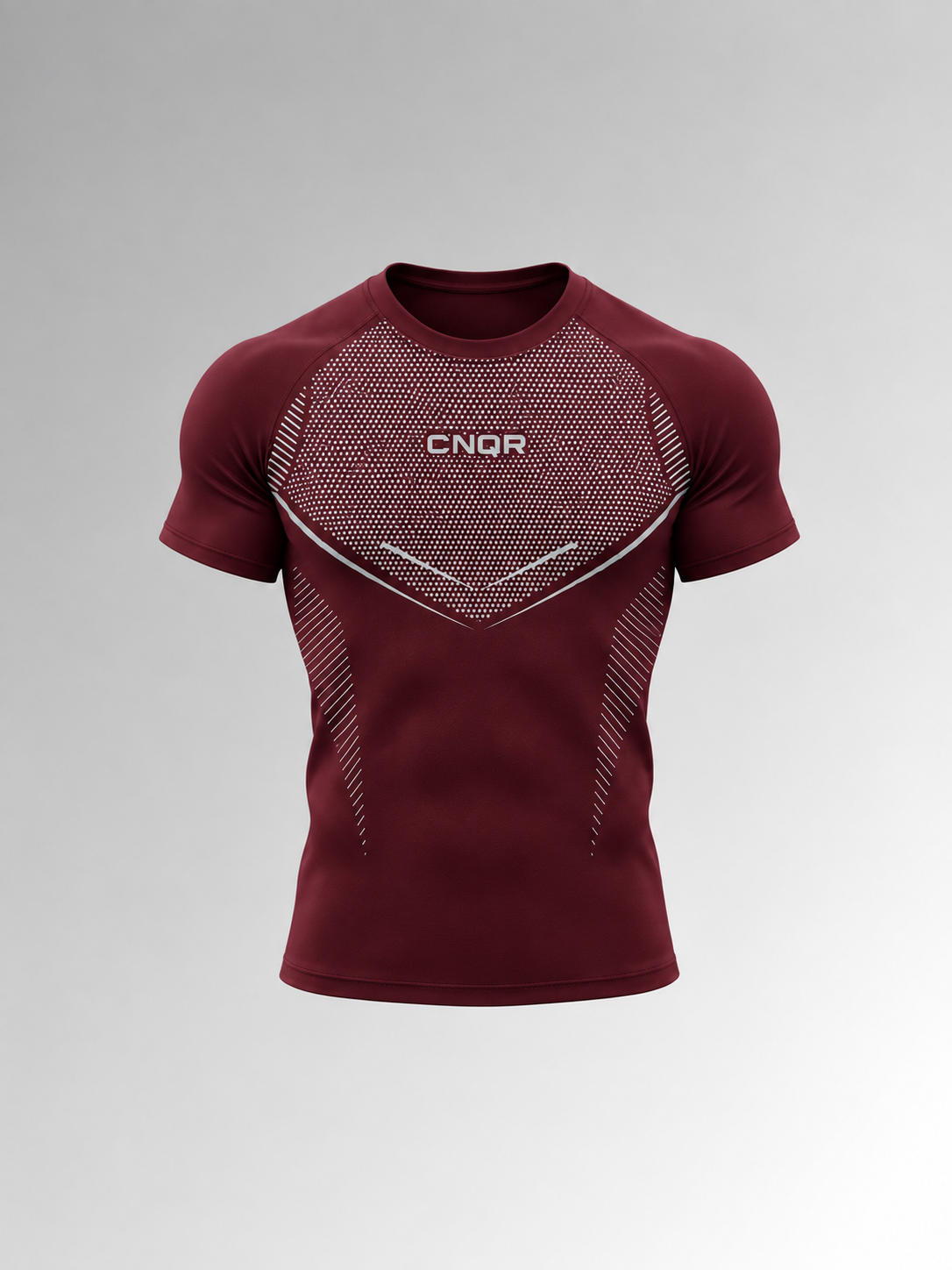 CNQR V3 Compression Tee Burgundy