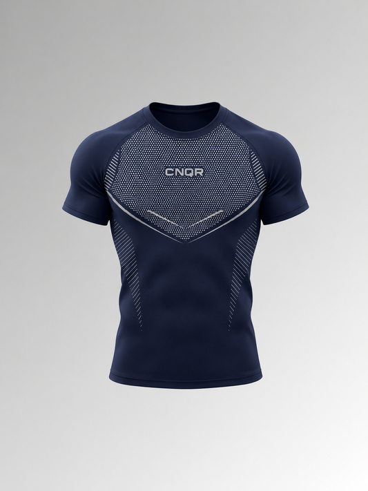CNQR V3 Compression Tee Navy