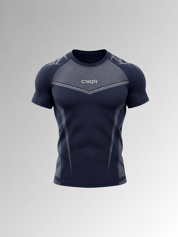 CNQR V2 Compression Tee Navy
